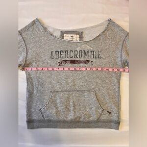 Abercrombie off shoulder sweatshirt